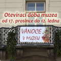 Otevírací doba od 17. prosince 2024 do 12. ledna 2025