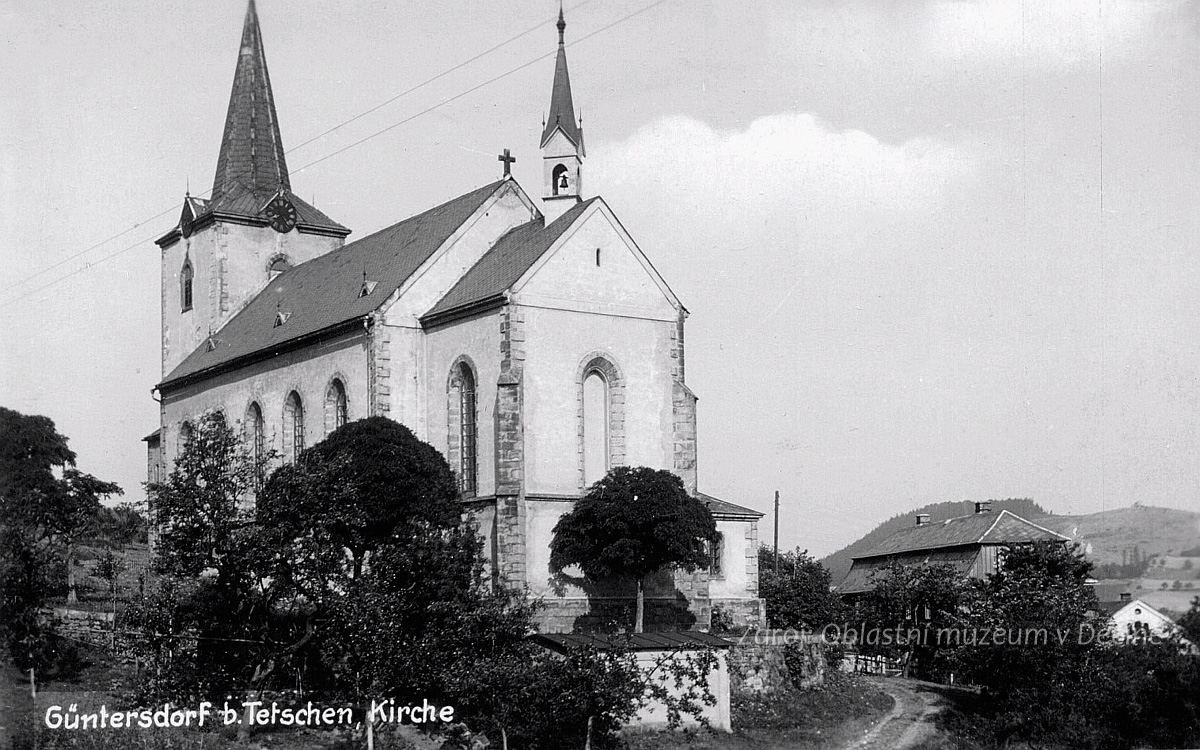 Huntířov, farní kostel sv. Jiří