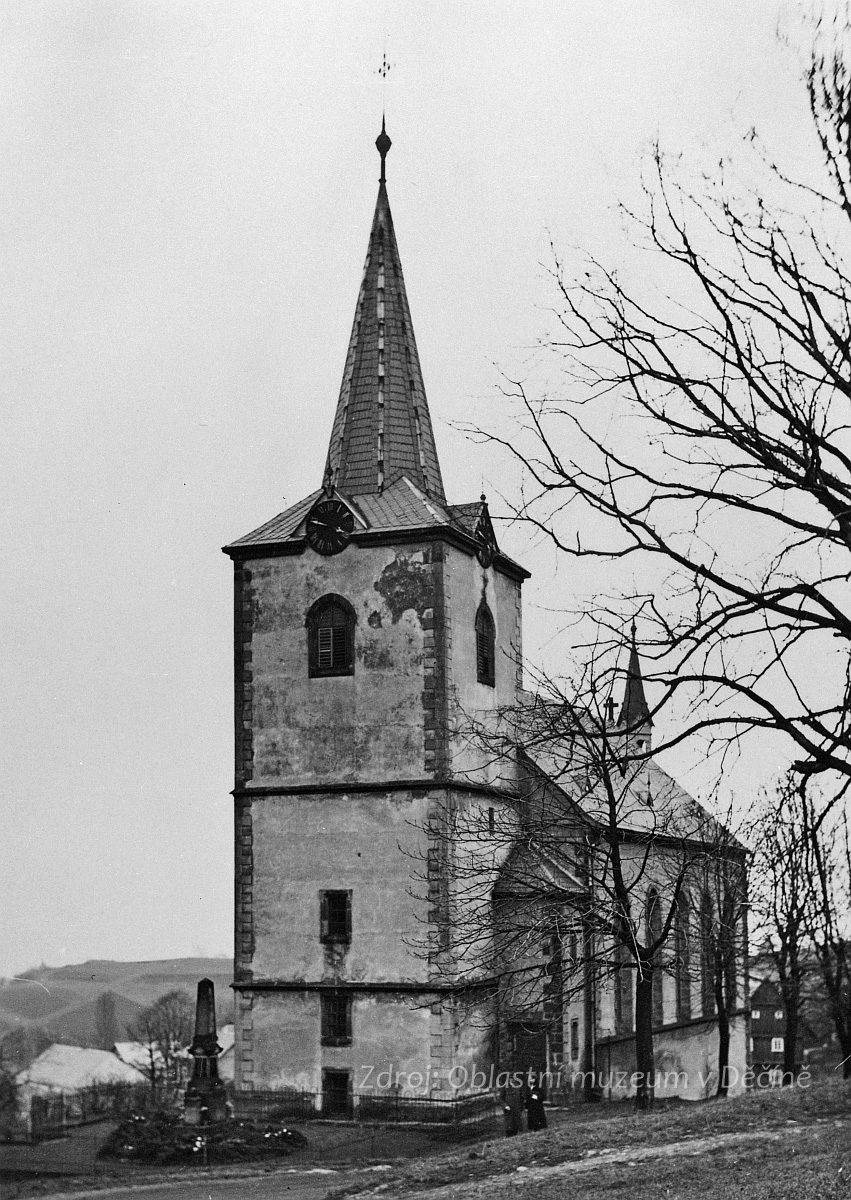 Huntířov, farní kostel sv. Jiří