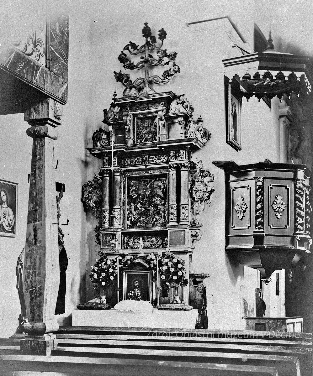 Děčín – Krásný Studenec, kostel archanděla Michaela