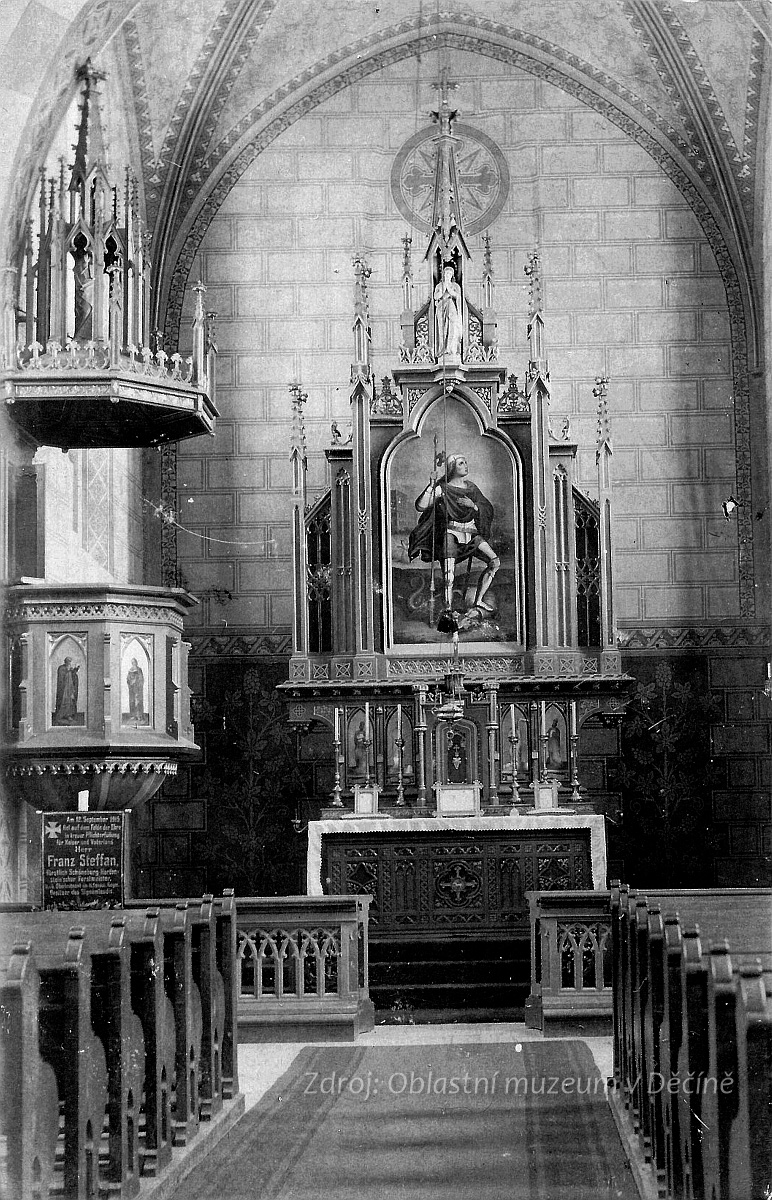 Huntířov, farní kostel sv. Jiří