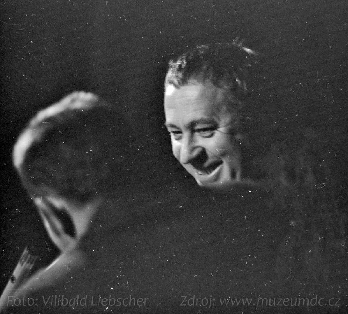 Miroslav Horníček a Ivo Niderle při vystoupení v Děčíně